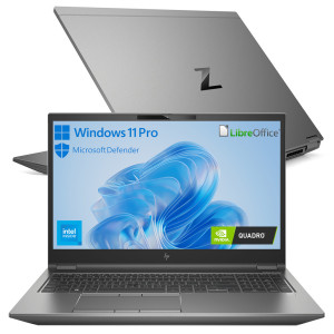 HP ZBook Fury 15 G7 15" i9-10885H/32GB/512GB SSD NVMe/Quadro T2000 Max-Q/W11P Mobilna stacja robocza
