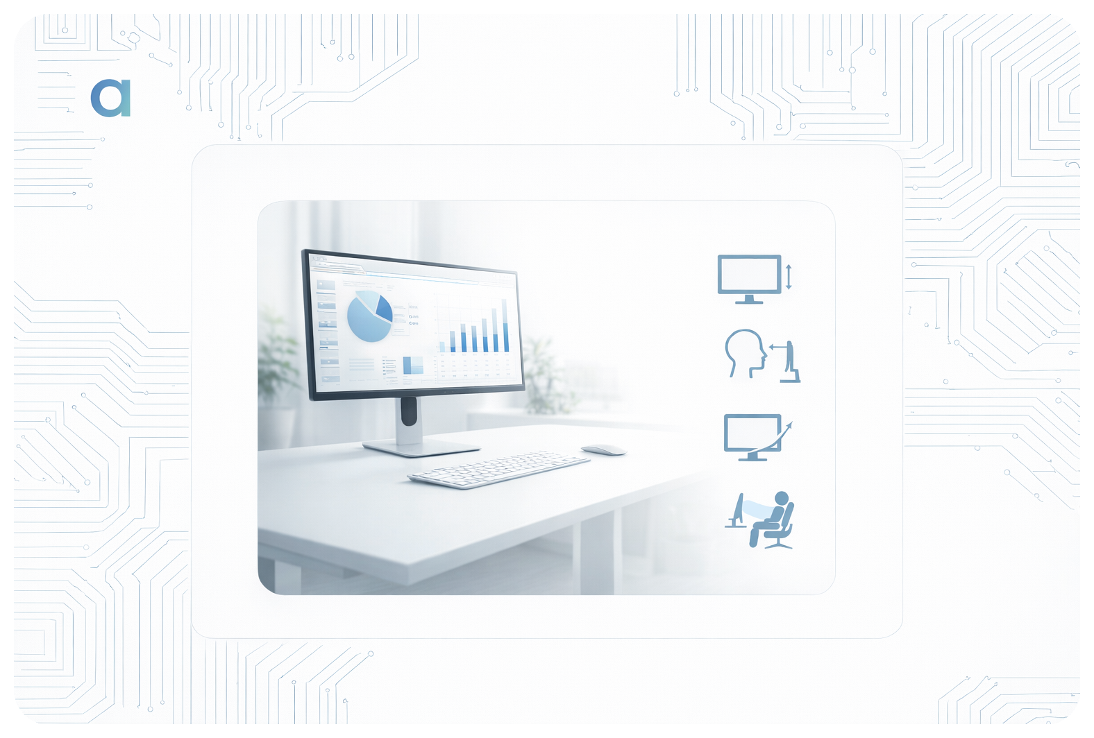 Jak ustawić monitor dla maksymalizacji komfortu pracy?